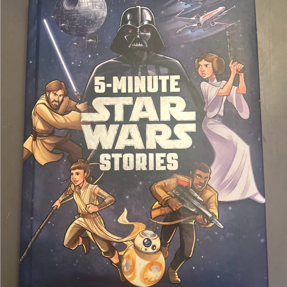 Star Wars 5-Minute Stories Book - Blue and Black